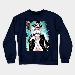 Witch with kawaii sympathy Crewneck Sweatshirt